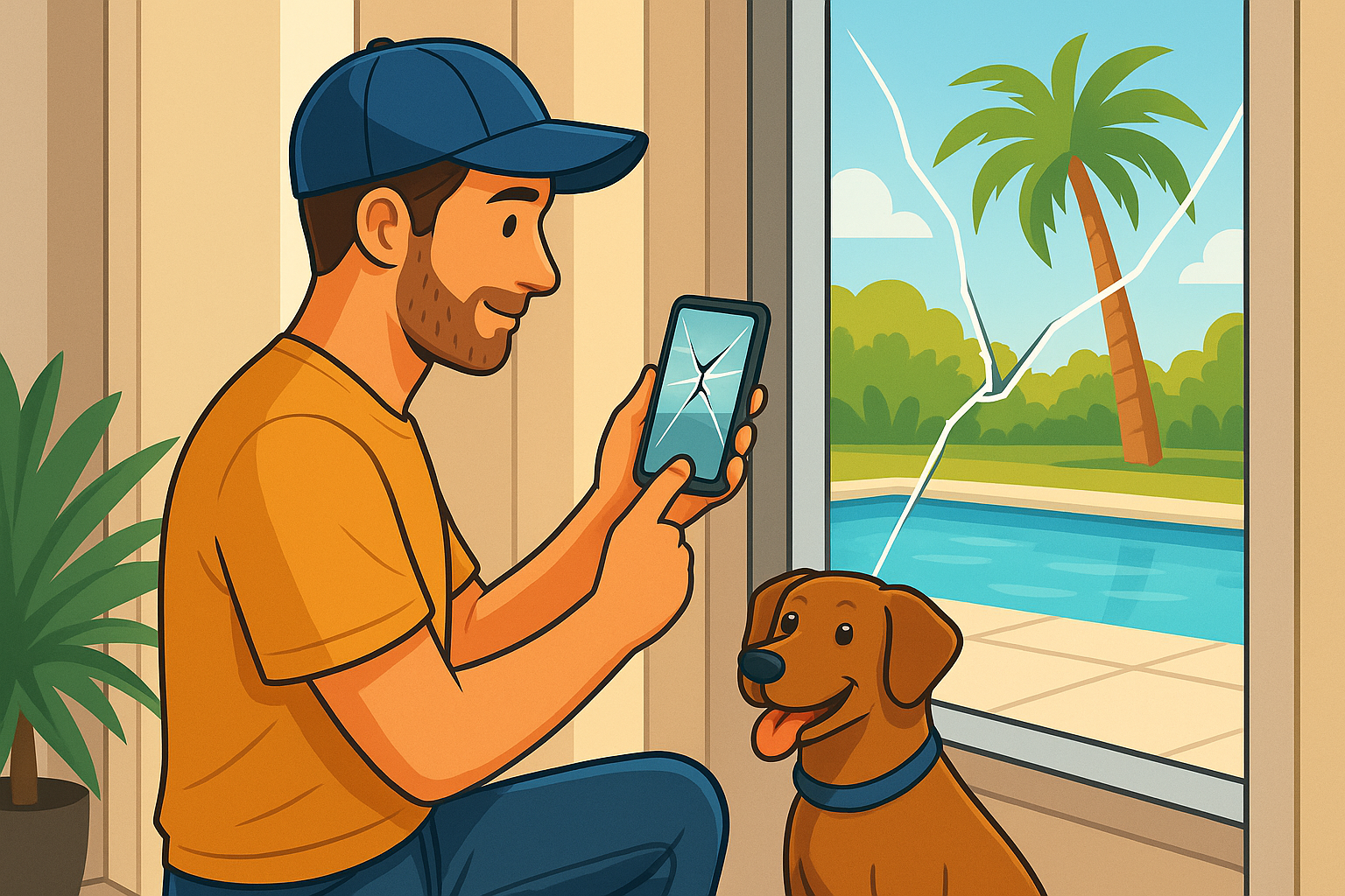 Property tracking illustration